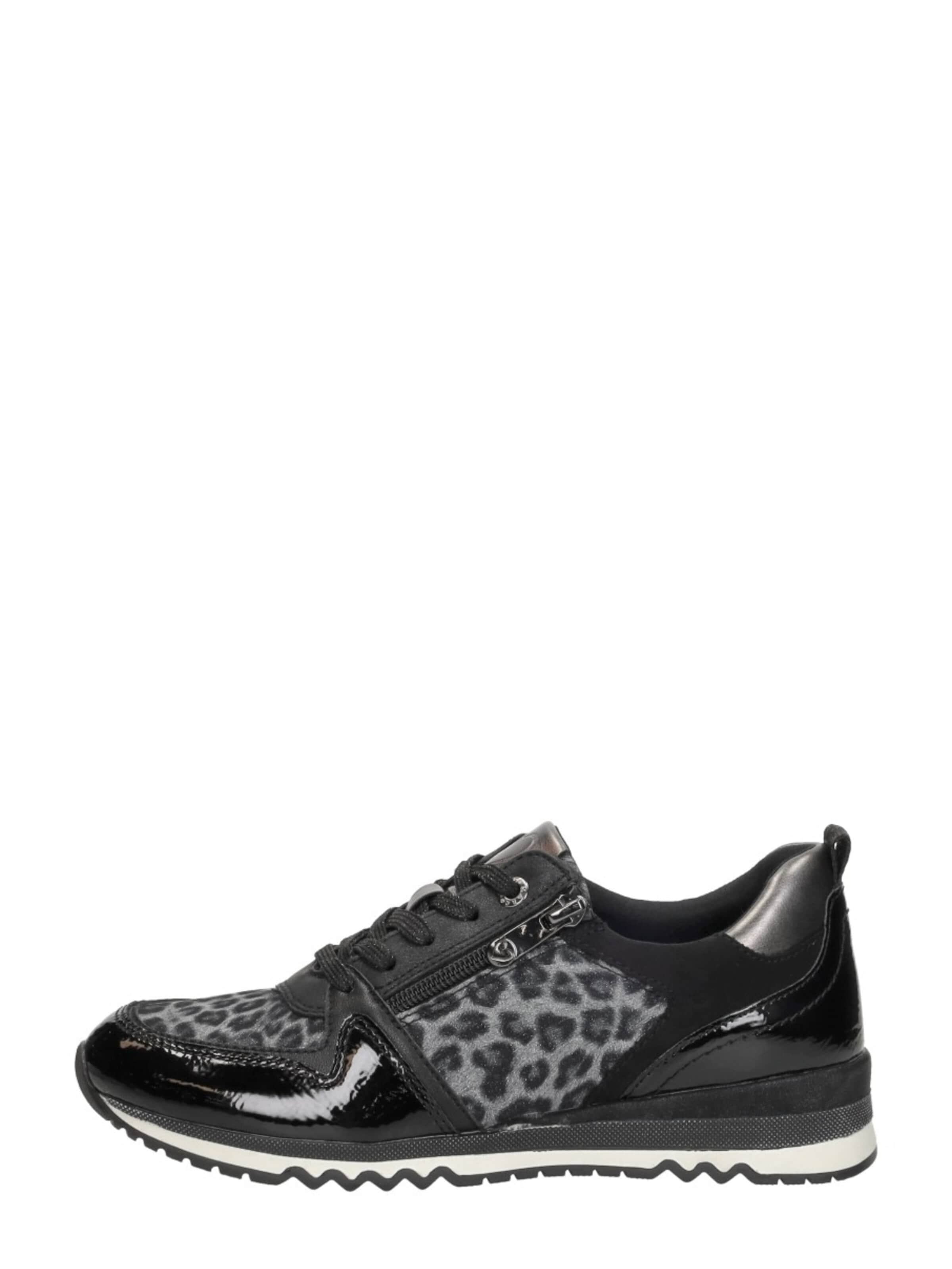 Baskets basses 'Sneakers Laag' MARCO TOZZI en noir : devant