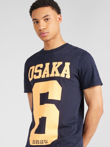 Superdry Тениска 'Osaka' в синьо