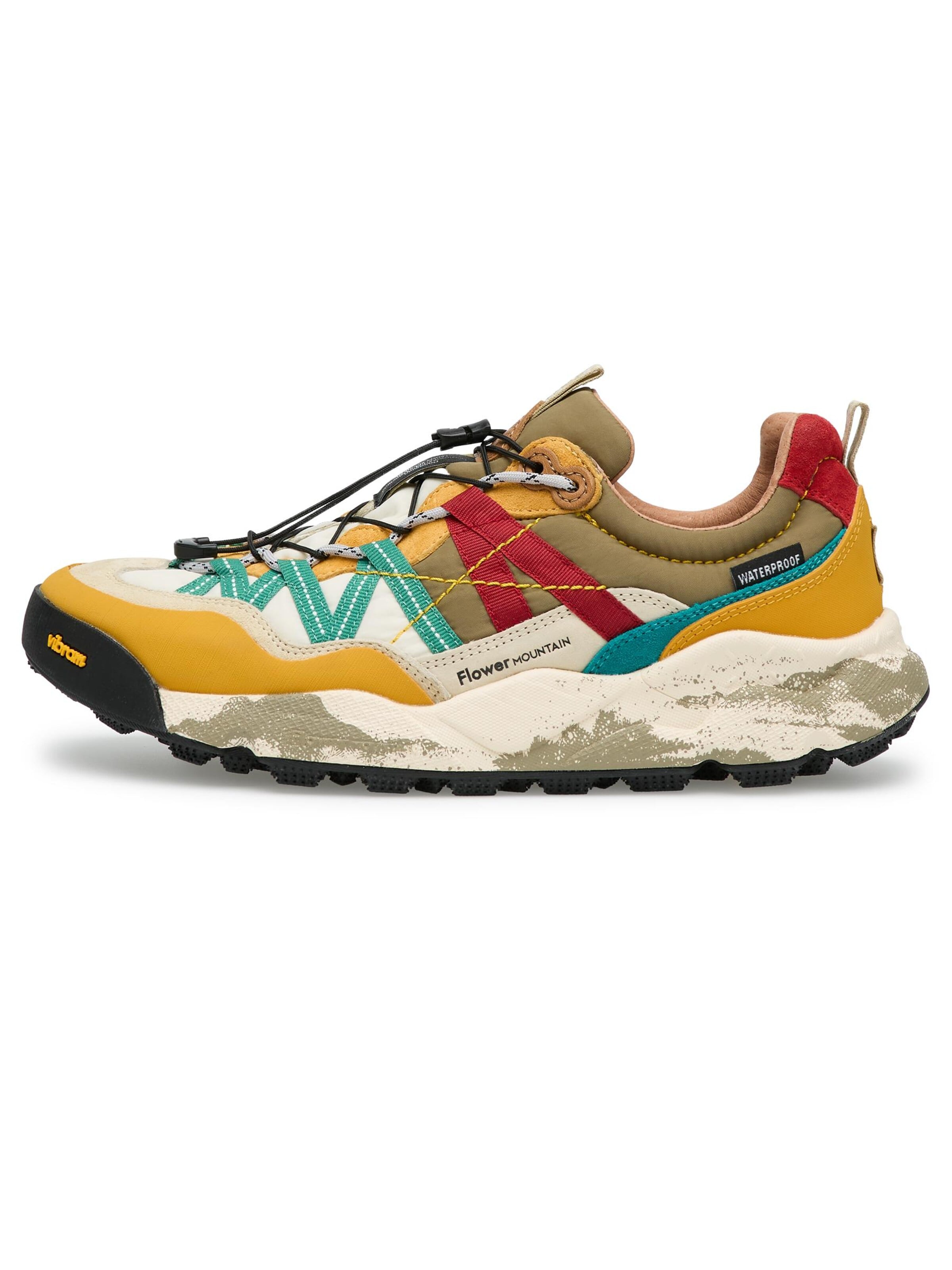 Flower Mountain Platform trainers 'IWANO 2 UNI L.E.' in Yellow: front