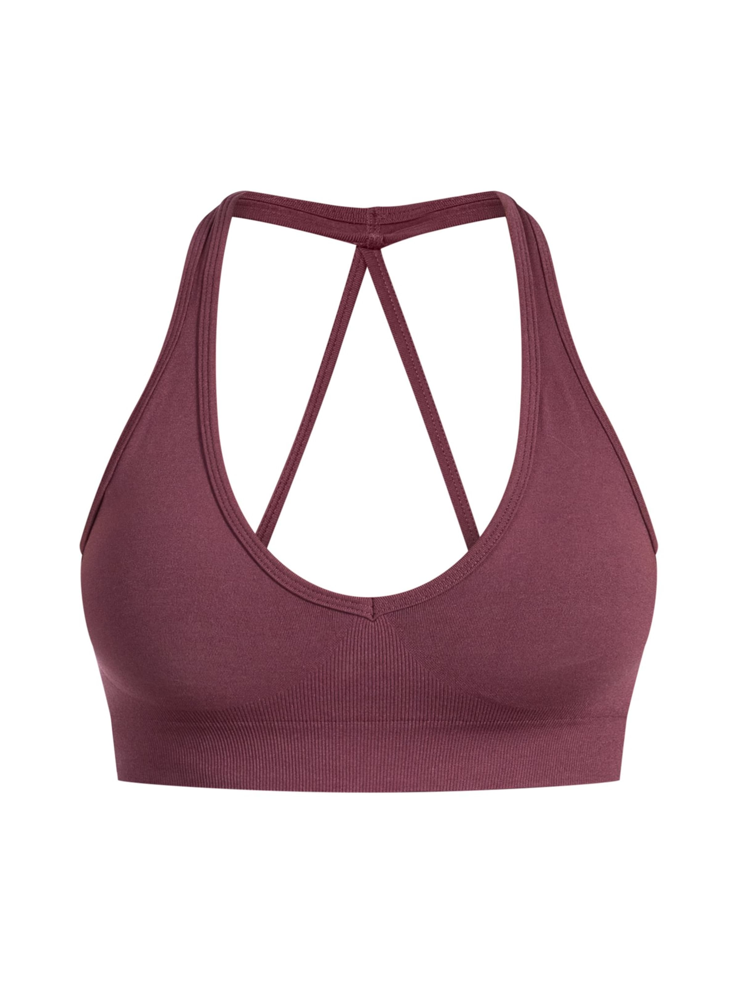 Smilodox Sport BH ' Daline ' in Lila: Vorderseite