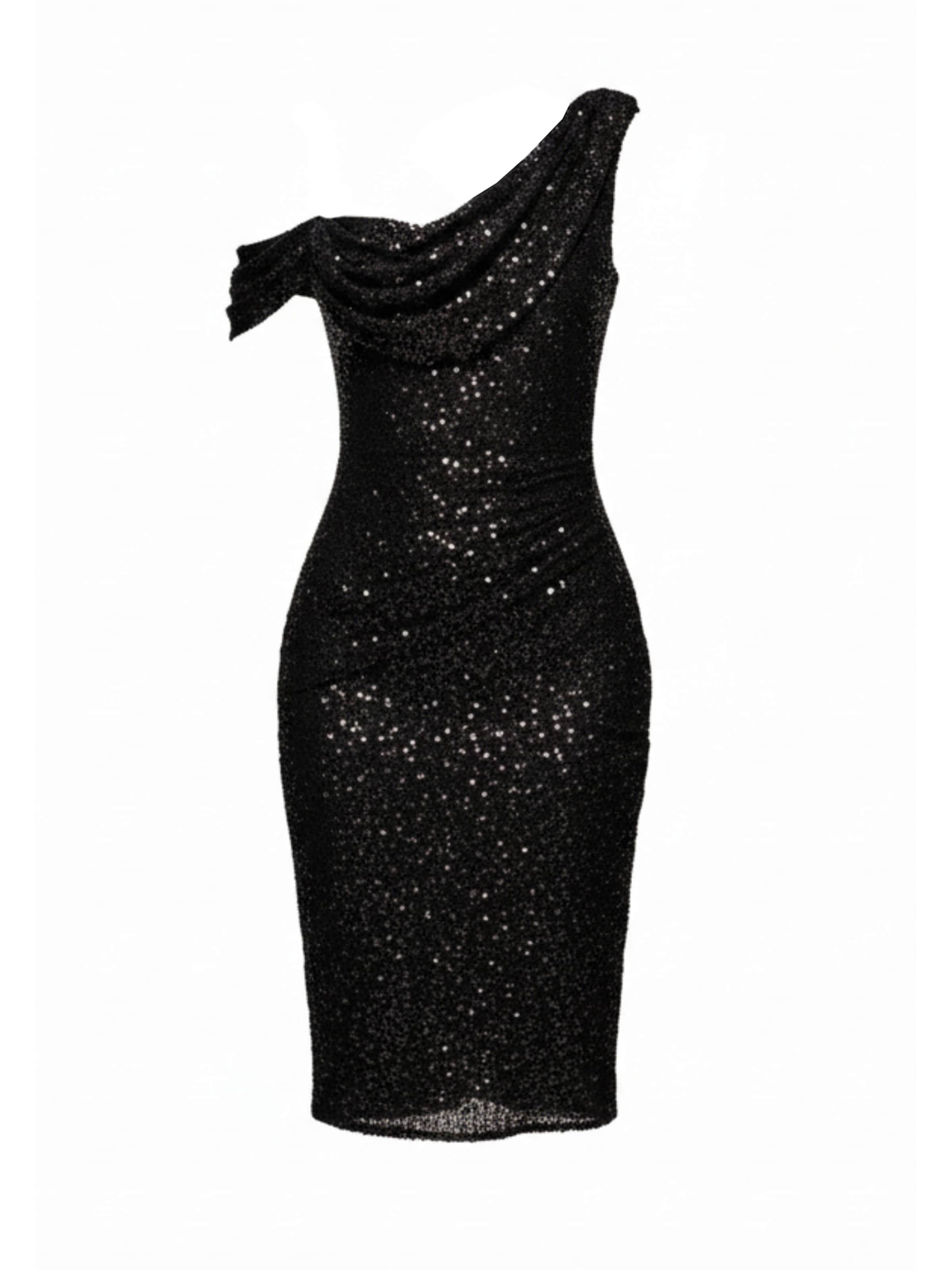 GODDIVA Cocktailkleid in Schwarz: Vorderseite