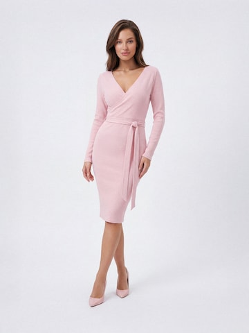 Nudyess Gebreide jurk 'Merapi Mimi' in Roze