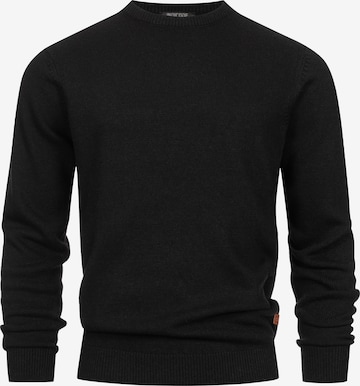 INDICODE JEANS Sweater 'INMargous' in Black: front