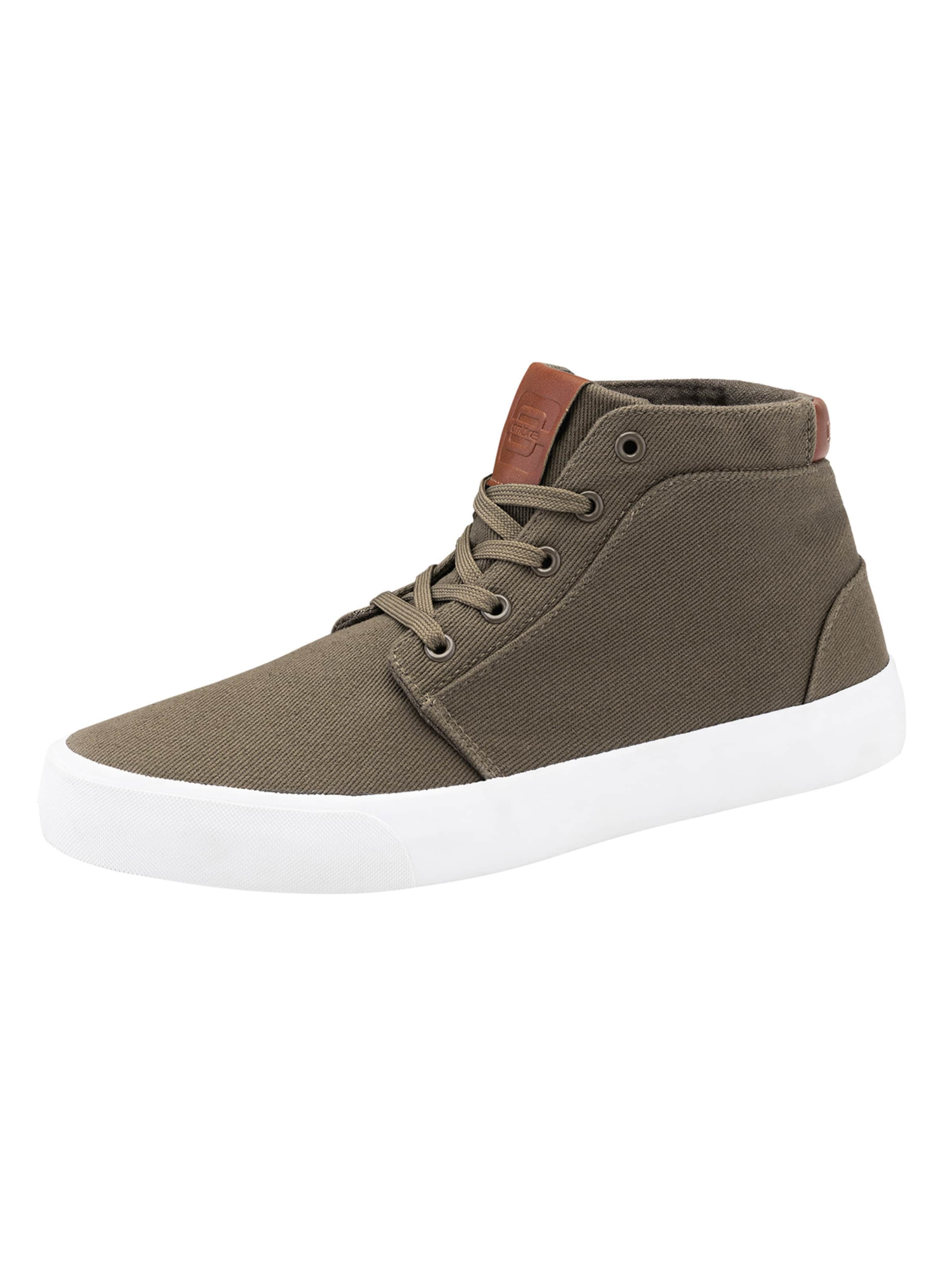 Ombre High-Top Sneakers in Olive, Item view