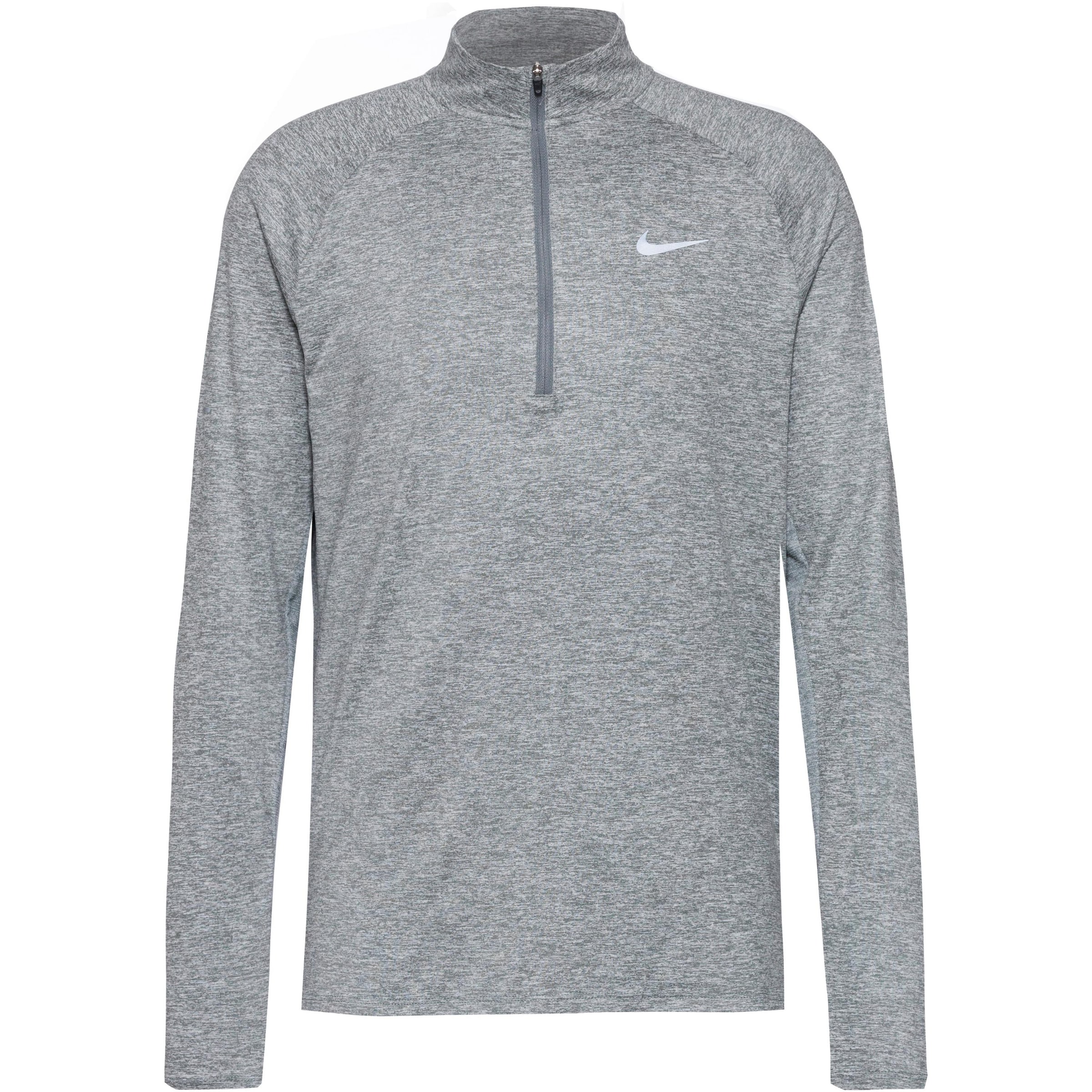 NIKE Funktionsshirt 'Stride' in Grau: Vorderseite