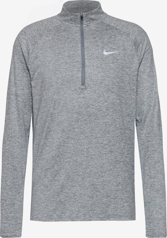NIKE Funktionsshirt 'Stride' in Grau: Vorderseite
