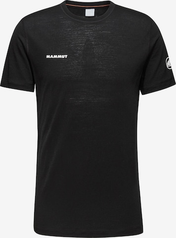 MAMMUT Funktionsshirt 'Tree' in Schwarz: Vorderseite