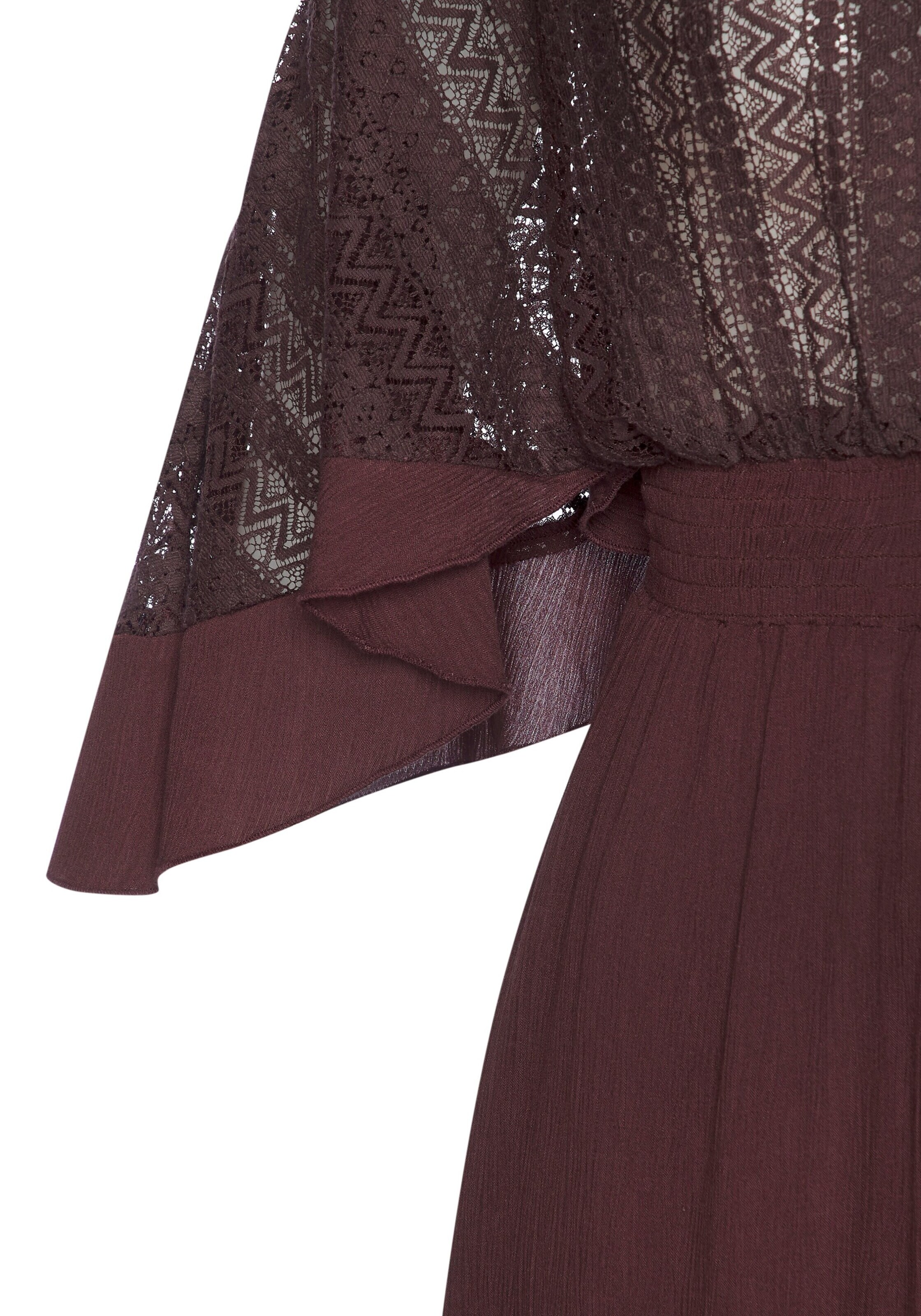 LASCANA Sukienka w kolorze brązowy