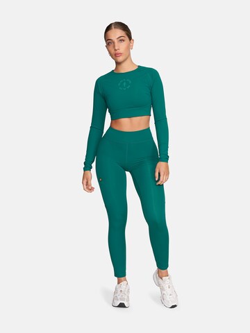 GOLD´S GYM APPAREL Skinny Sports trousers 'BROOKE' in Green