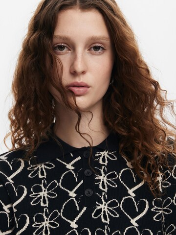 Desigual - Camiseta en negro