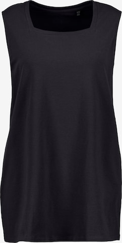 Ulla Popken Top '807310' in Schwarz: Vorderseite