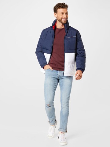 Coupe regular Pull-over 'Leo' JACK & JONES en rouge