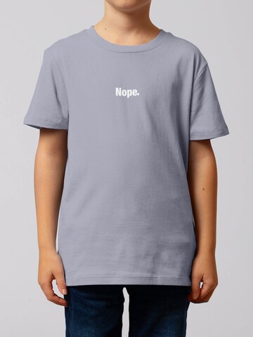 watabout.kids T-Shirt 'Nope' in Lila