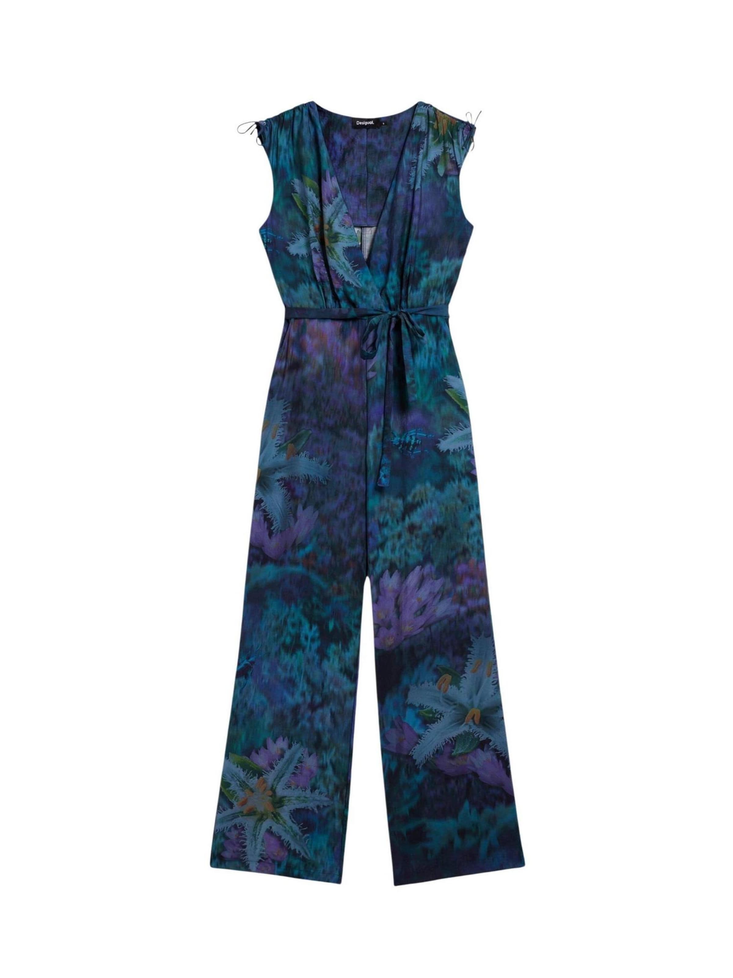 Combinaison 'JUMPSUIT_FLORESAZUL 26SWPW40' Desigual en bleu