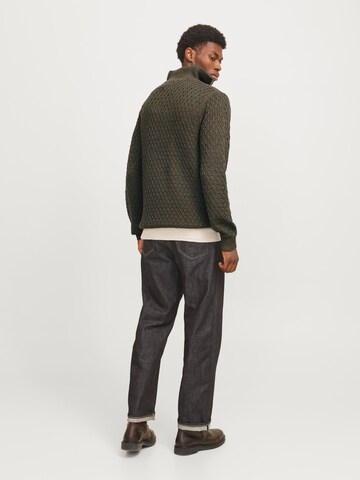 JACK & JONES Sweater 'JPRBLUNorth' in Green