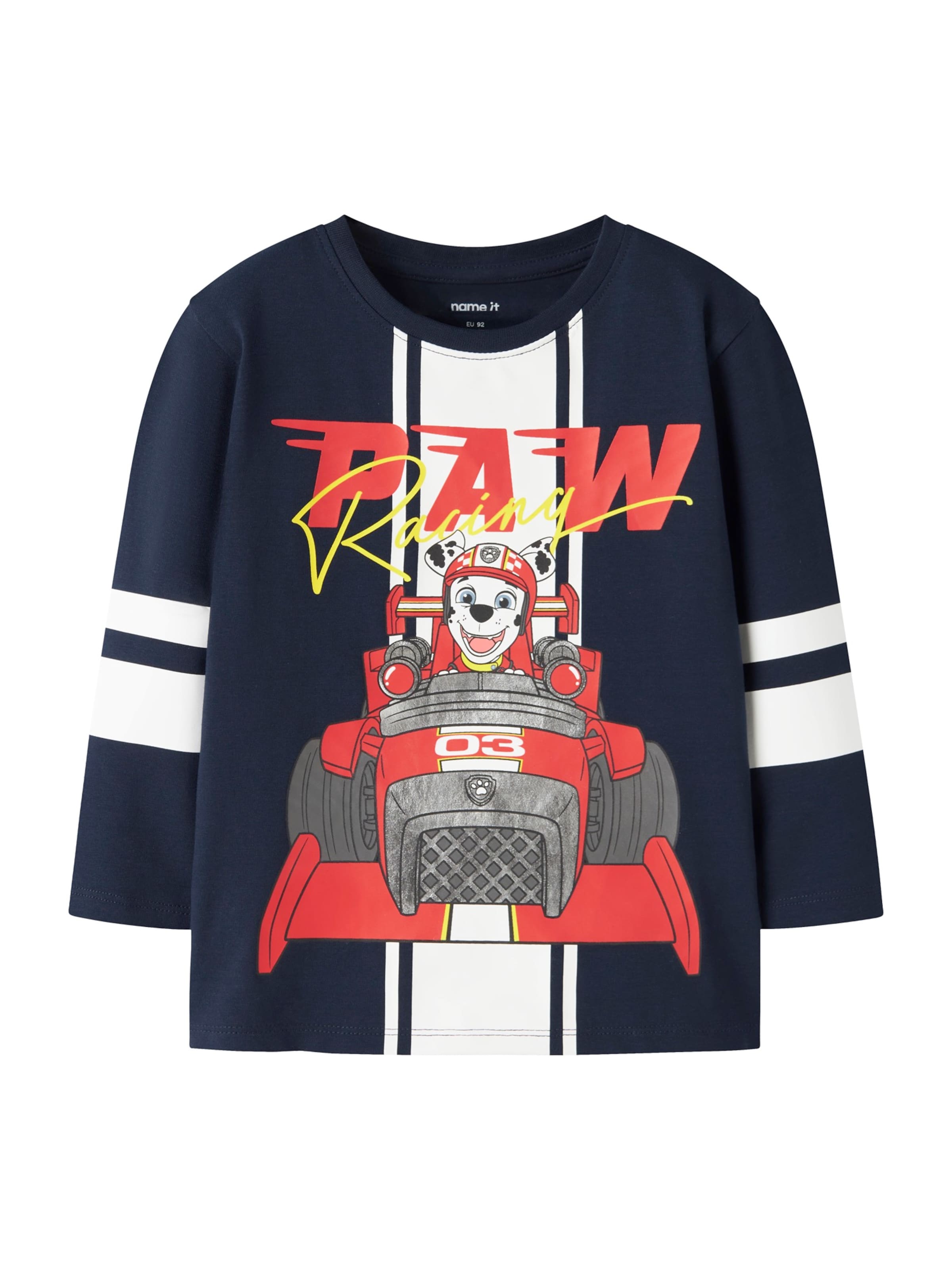 T-Shirt 'NMMOLIVER PAW' NAME IT en bleu : devant