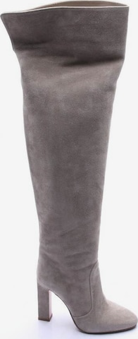 Aquazzura Dress Boots in 37 in Grey: front