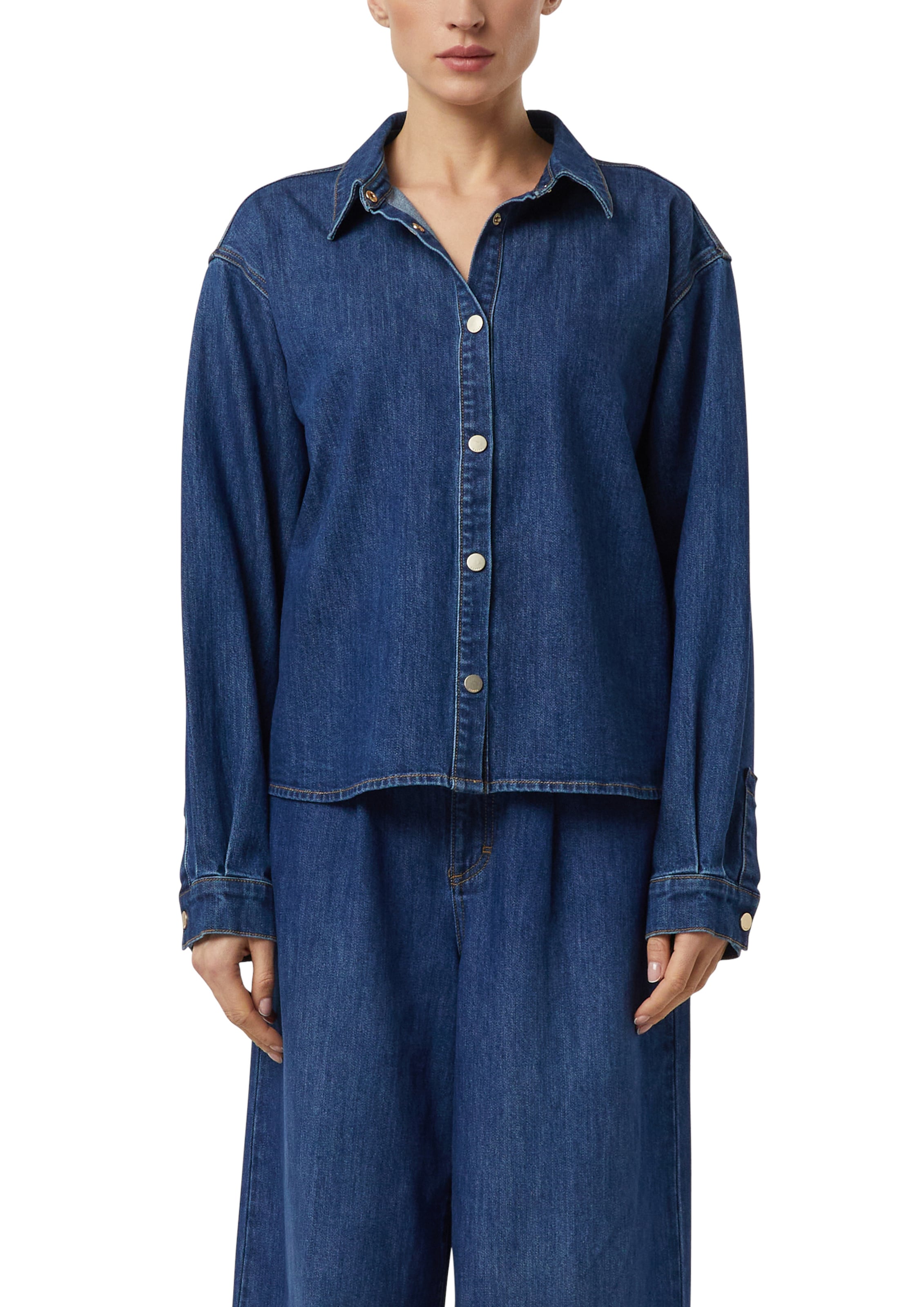 Veste mi-saison COMMA en bleu : devant