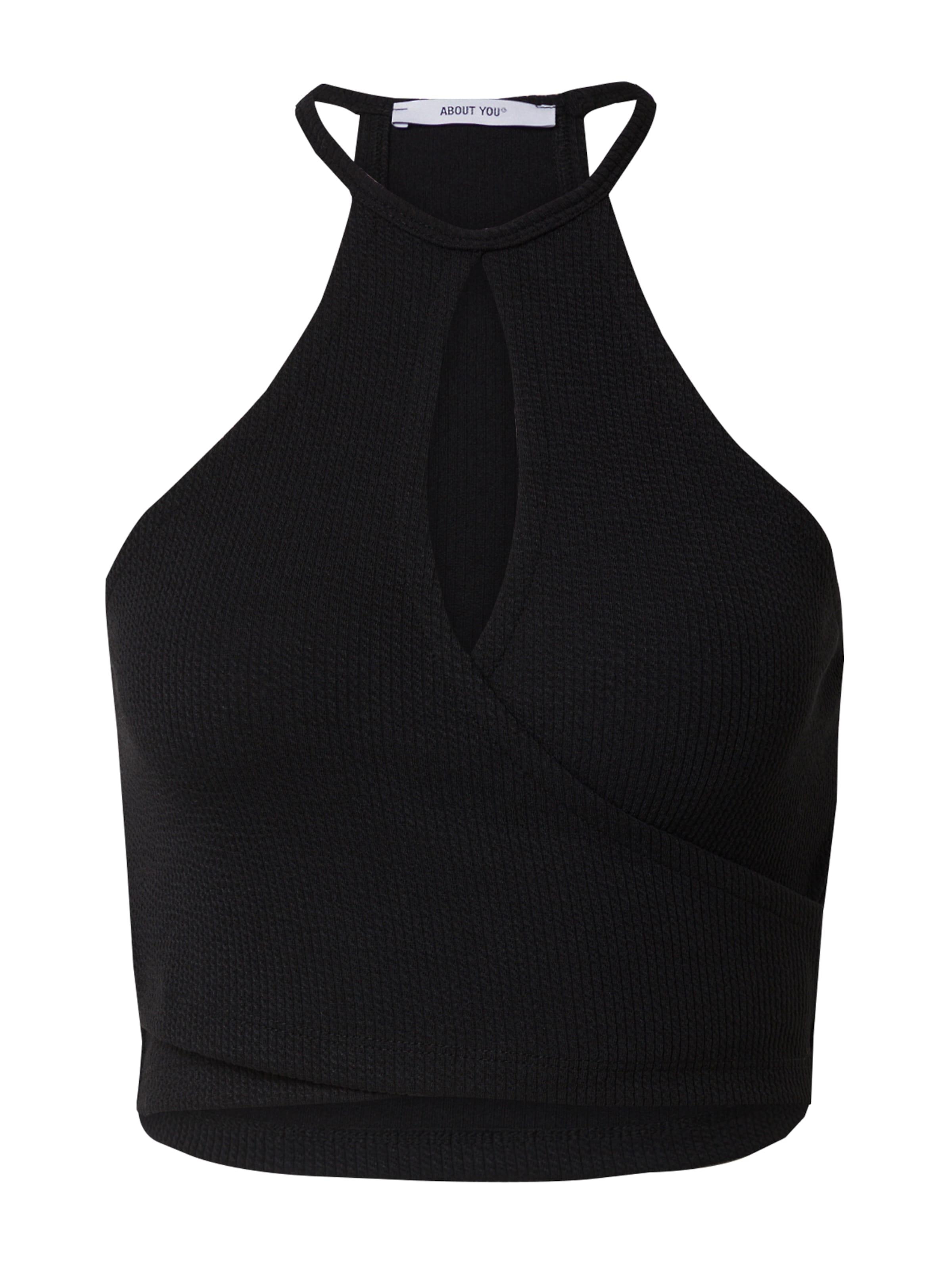 ABOUT YOU Top 'Tilda' in Black: front