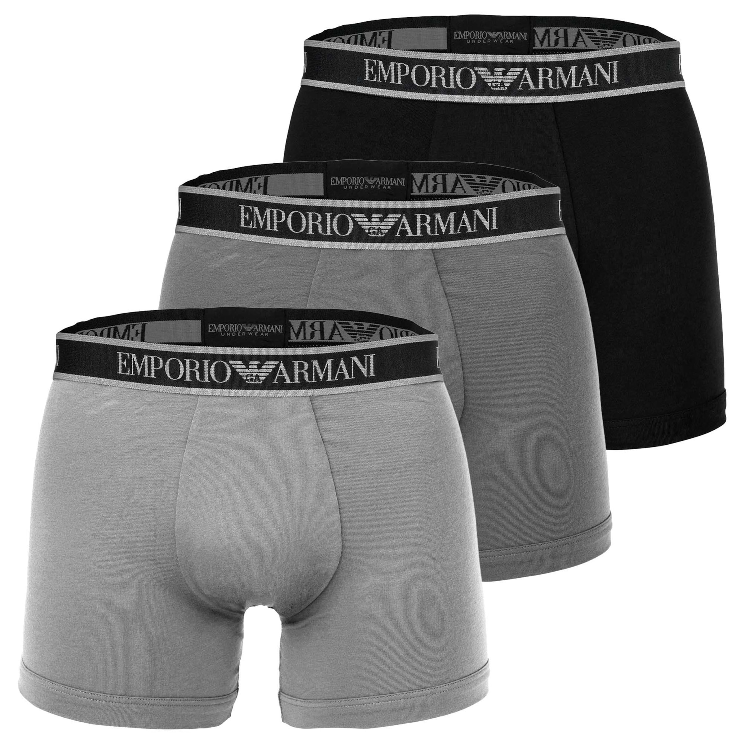 Emporio Armani Boxershorts in Grau: Vorderseite