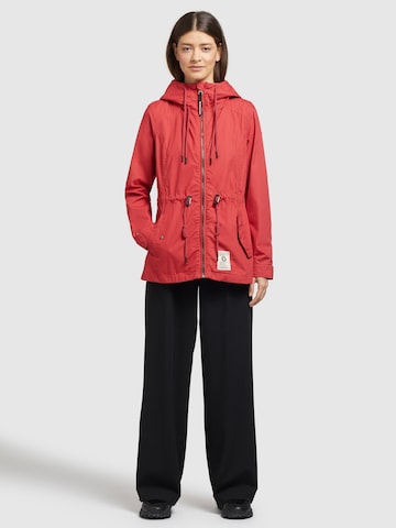 khujo Between-season jacket 'SESIA' in Red: front