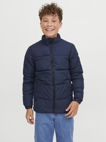 Jack & Jones Junior Winterjas in Blauw: voorkant