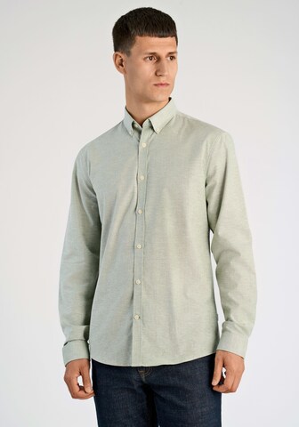 Lindbergh Regular Fit Hemd in Grün: Vorderseite
