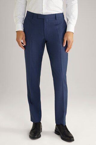 JOOP! Slim fit Pleated Pants ' Blayr ' in Blue: front