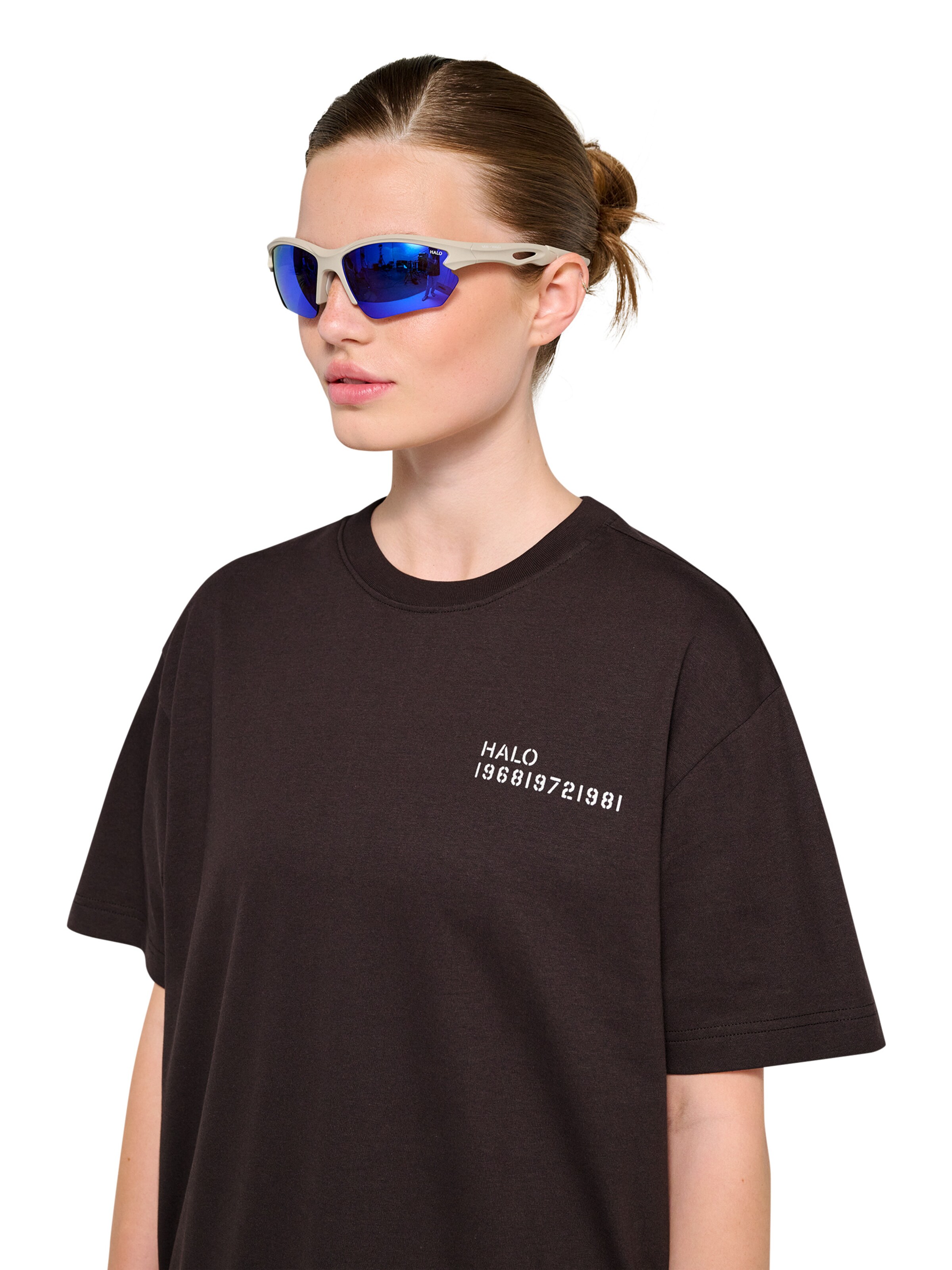 HALO T-Shirt in Braun