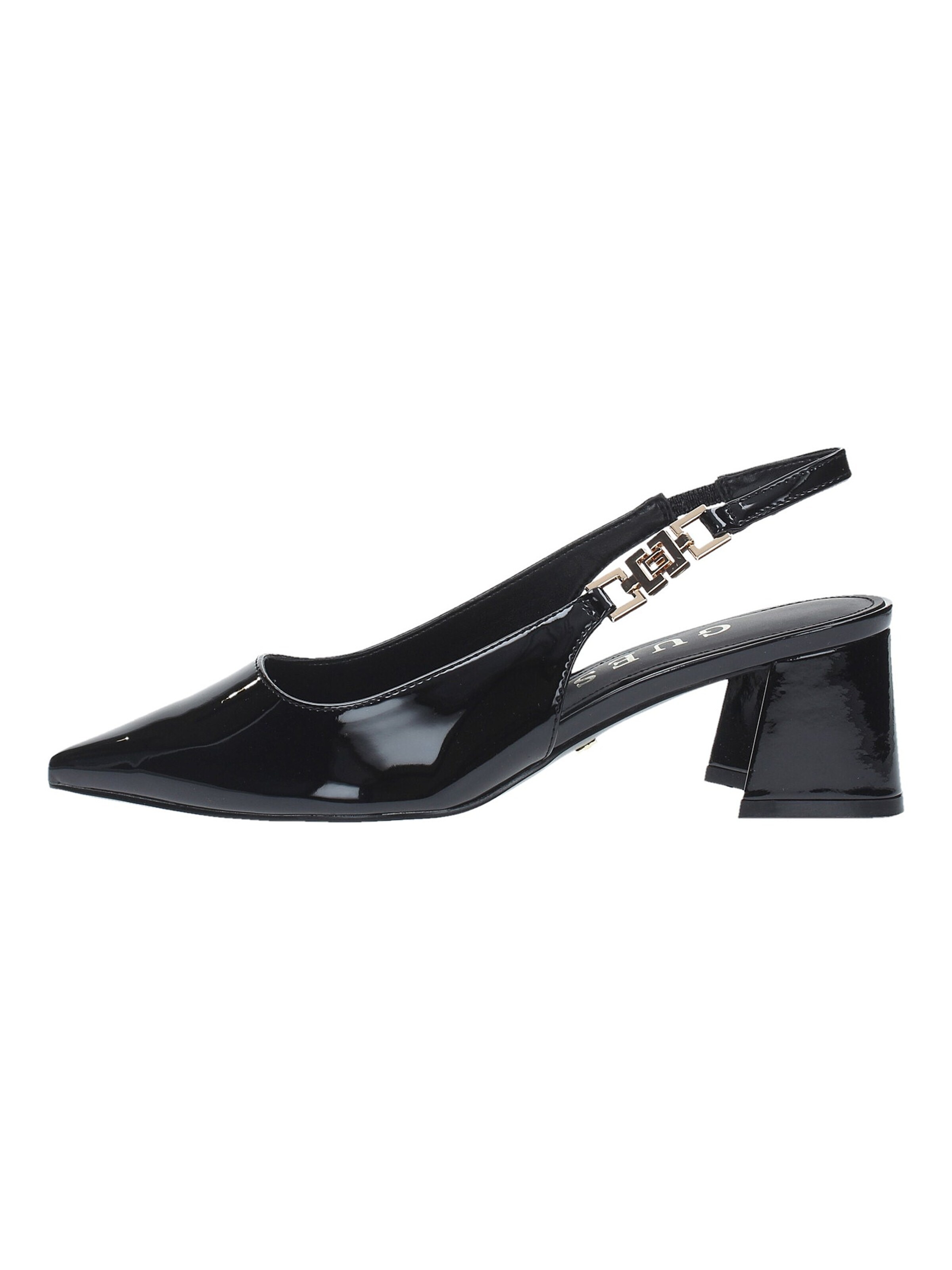 Décolleté sling 'Guess Sandalo Zabela FLPZABPAF05' di GUESS in nero: frontale
