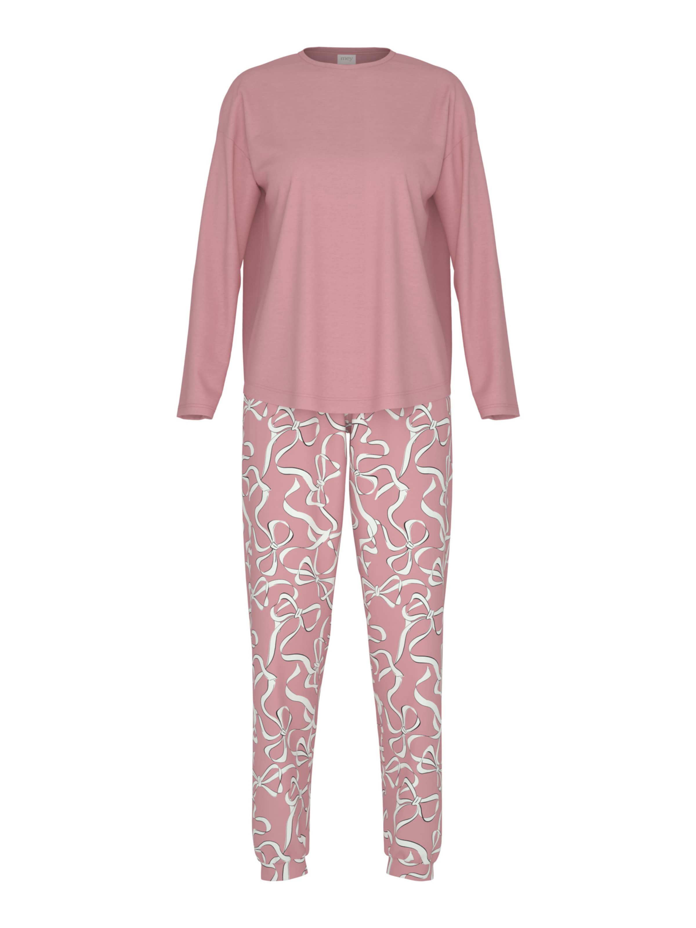 Mey Anzug lang Serie Pretty Bows in Pink: Vorderseite