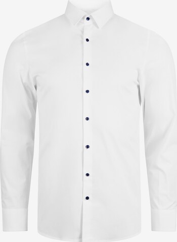 Chemise business ROY ROBSON en blanc : devant