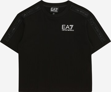 EA7 Emporio Armani Shirt in Black: front