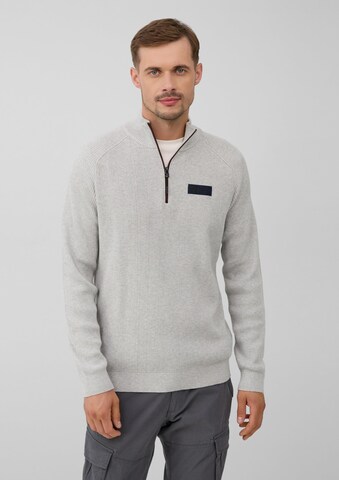 s.Oliver Pullover in Grau: Vorderseite