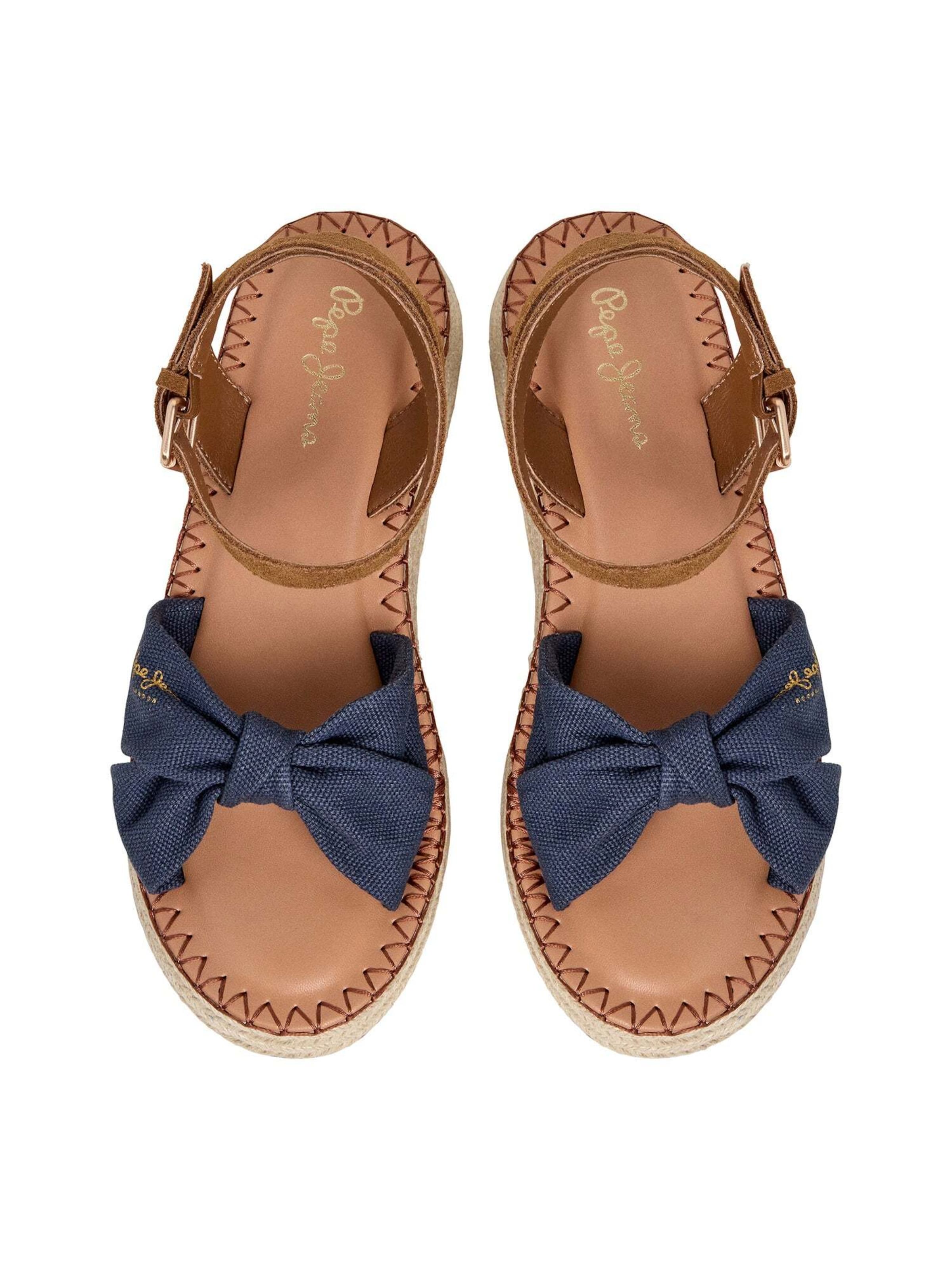 Pepe Jeans Sandale 'Kate Bass' in Blau