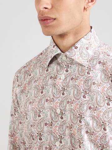 Coupe slim Chemise ETON en marron