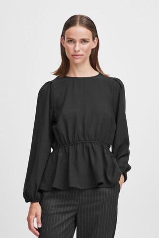 b.young Blouse 'Haca' in Black: front