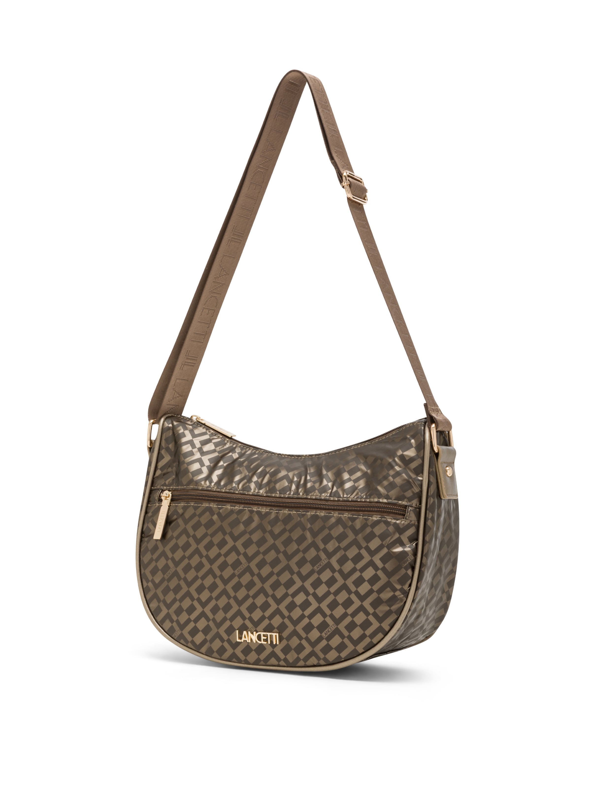 Lancetti Crossbody Bag 'Keith' in Brown