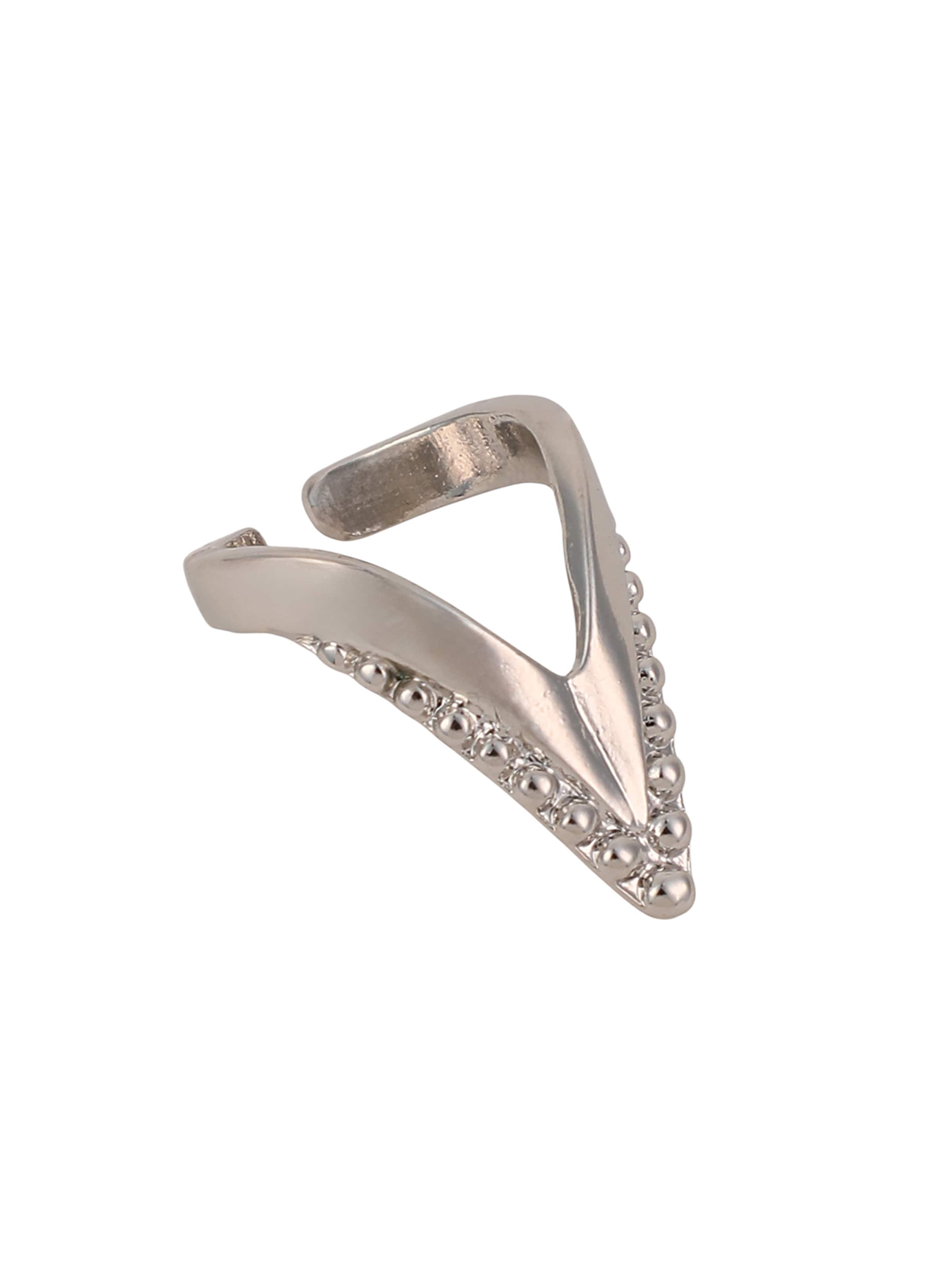 SOHI Pierścionek 'Corinne' w kolorze srebrny