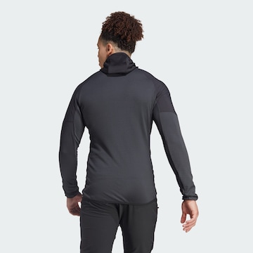 ADIDAS TERREX Athletic Fleece Jacket 'Techrock' in Black