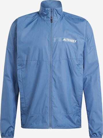 ADIDAS TERREX Outdoor jacket in Blue: front