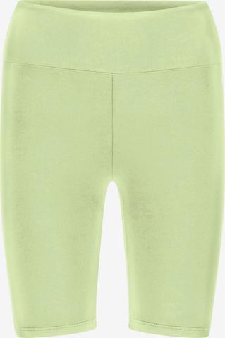 Skinny Pantalon de sport DEHA en vert : devant