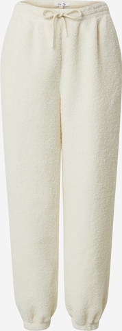 EDITED Tapered Broek 'Diya' in Beige: voorkant