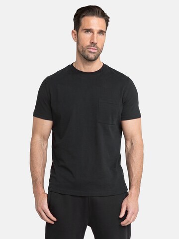 Squeqo Shirt 'Cotton 210 GSM' in Black: front