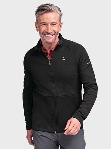 Veste en polaire fonctionnelle 'Toreck' Schöffel en noir : devant