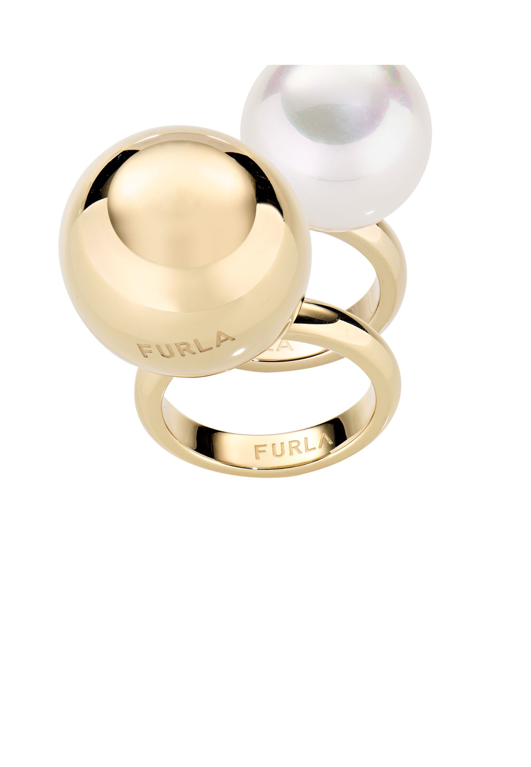 Furla Jewellery Ring Set 'MIASFERA' in Gold