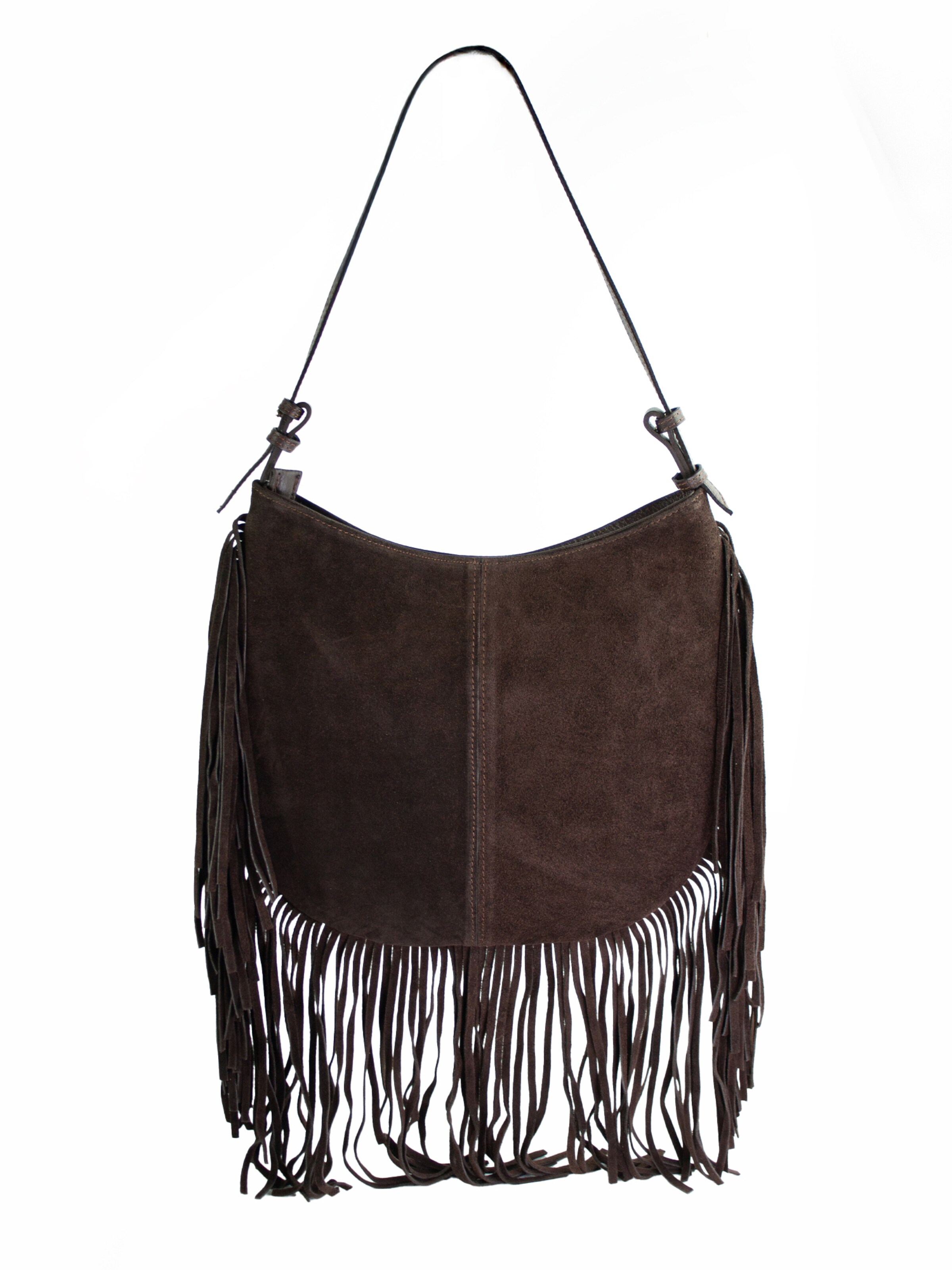 lePelou Shoulder Bag 'MONTANA' in Brown: front