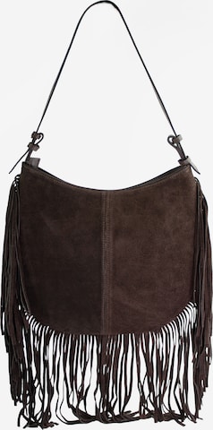 Sac bandoulière 'MONTANA' lePelou en marron : devant