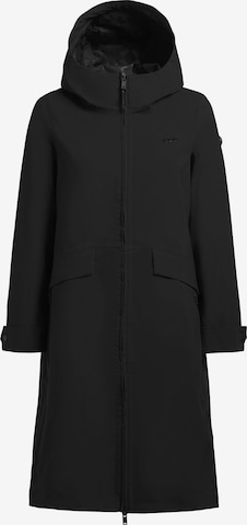 Manteau mi-saison 'Femke' khujo en noir : devant