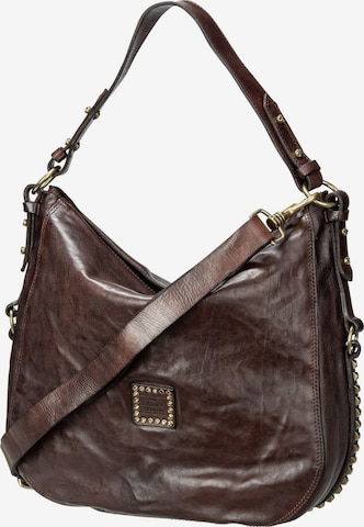 Campomaggi Shoulder Bag 'Nilo' in Brown: front